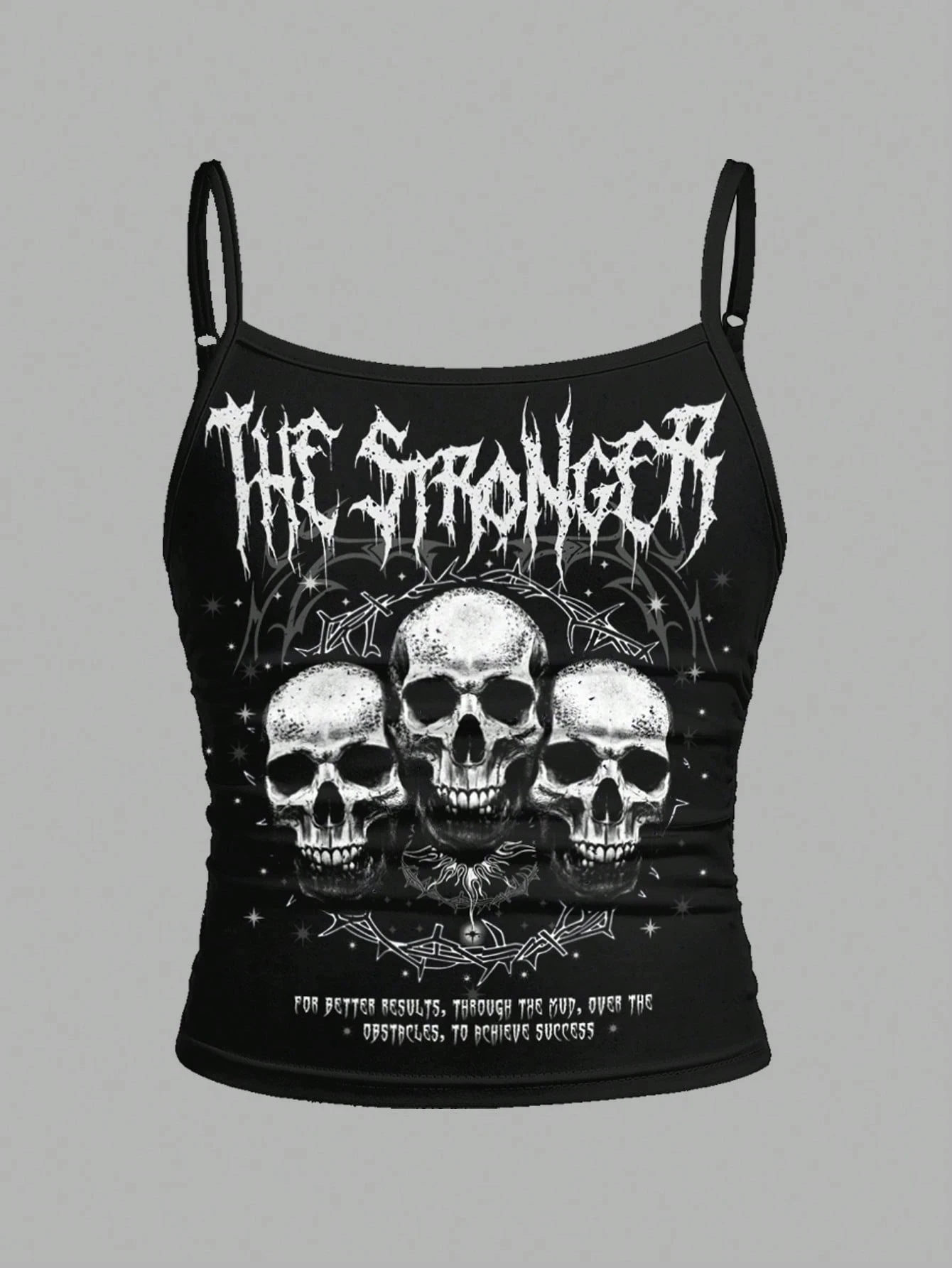 Y2K Gothic Crop Top mit Flügel-, Herz- und Kreuz-Print, Baby-T-Shirt, Vintage Slim Fit Kurzarm-T-Shirt – Detail 6