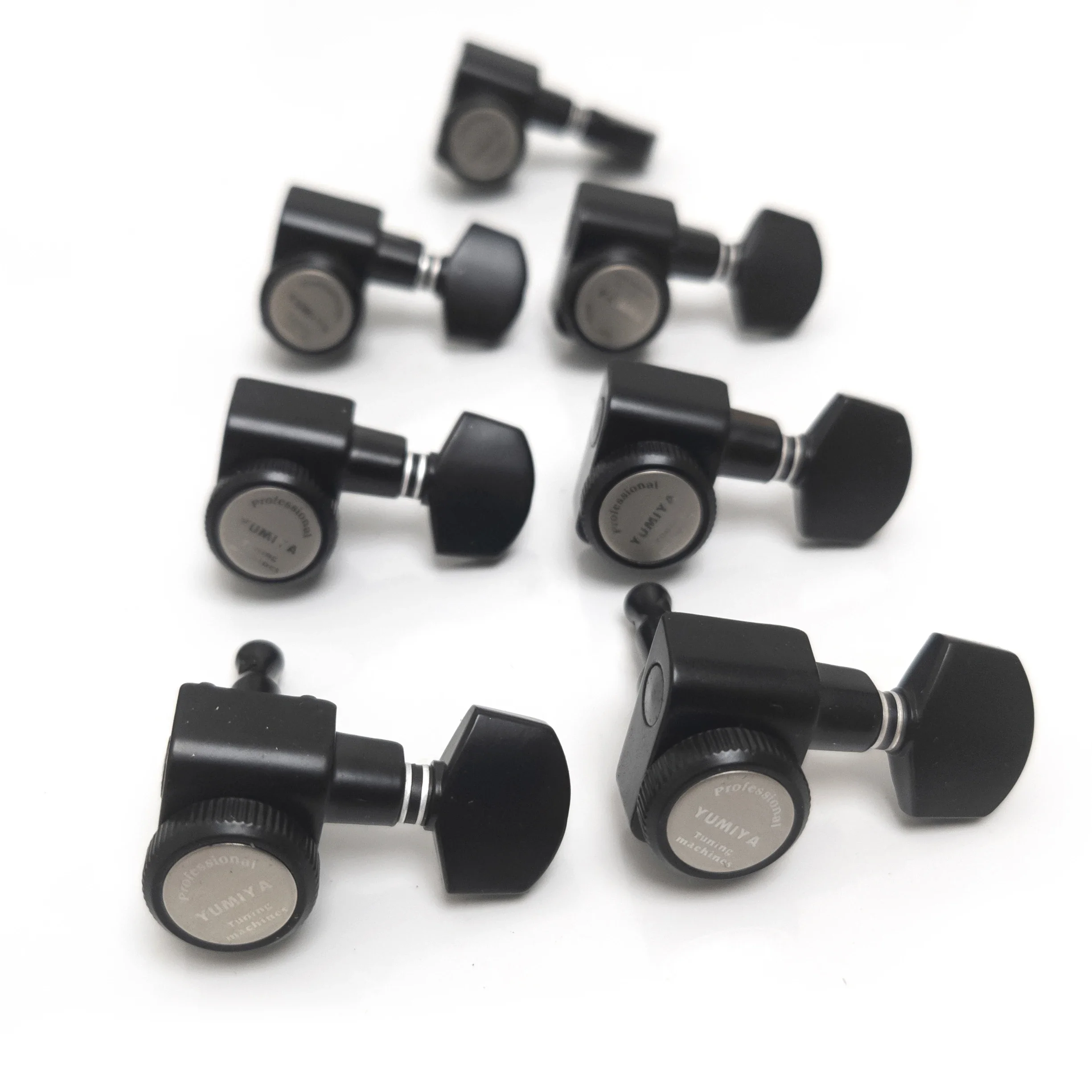 จูนเนอร์ล็อคกีตาร์ 7R Lock String Tuning Pegs หัวเครื่องสําหรับกีตาร์ไฟฟ้ามีให้เลือก Chrome และ Matte Black