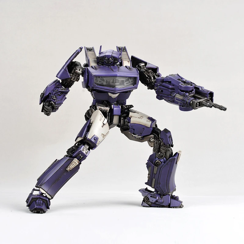 BINGOTOYS Transformation BT-01 Silencer Shockwave MP Scale BT01 G1 Series With Light Alloy Part Action Figure Robot Toys