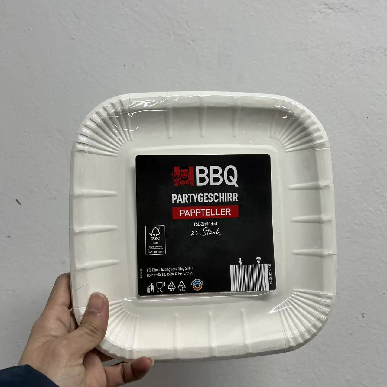 square-eco-friendly-paper-plate-25-pieces-disposable-tableware-biodegradable-dinnerware-kitchen-dining-home-garden