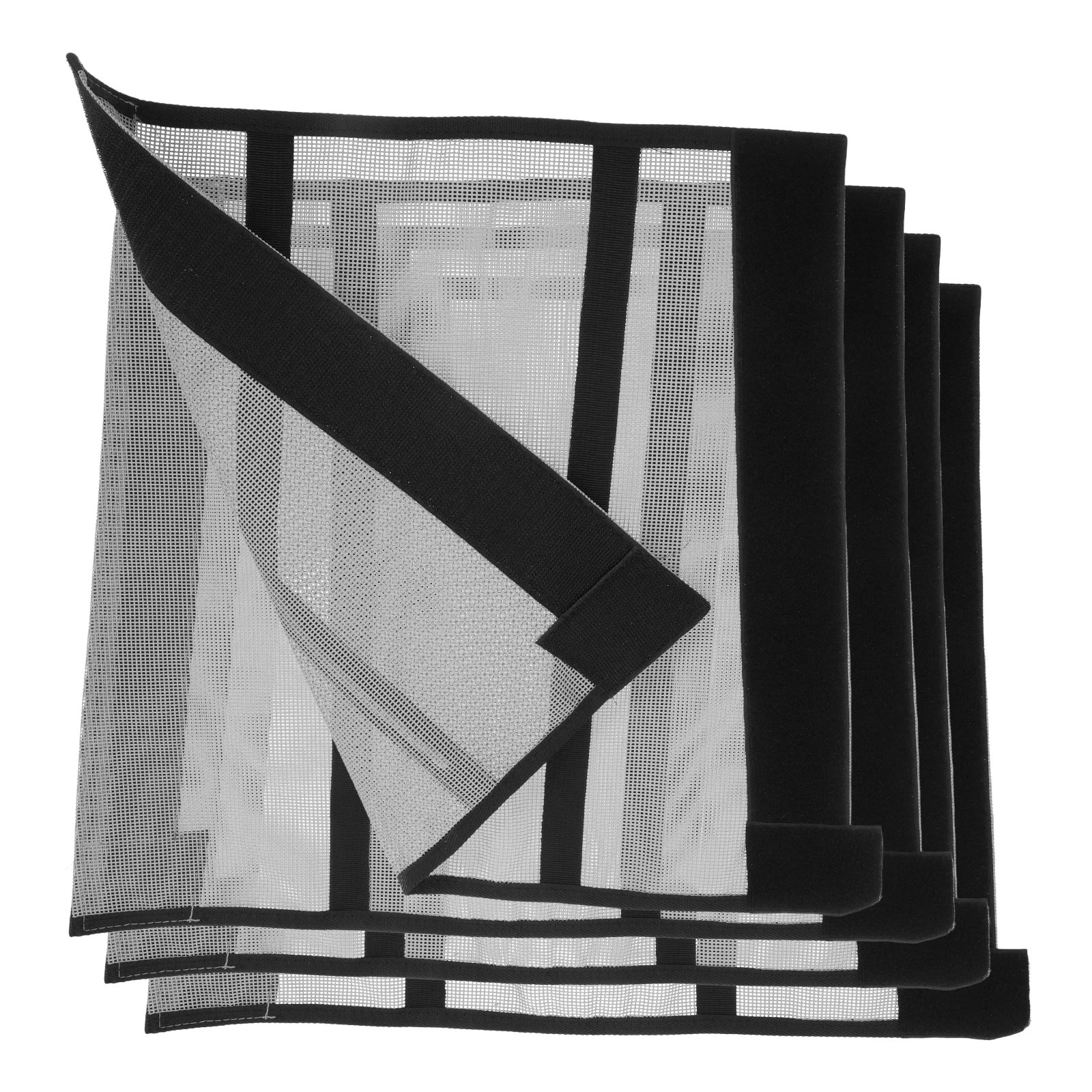 

4pcs Horse Leg Mosquito Repellent Cover Grey Fly Boots Set Equine Anti-mosquito Mesh Design Comfortable Breathing Durability