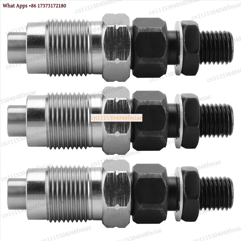3Pcs Fuel Injectors for Kubota D722 D782 D902 Z402 Z482 Z602 Engine G2160 G1800 H1600-53000 16001-53002 16001-53000