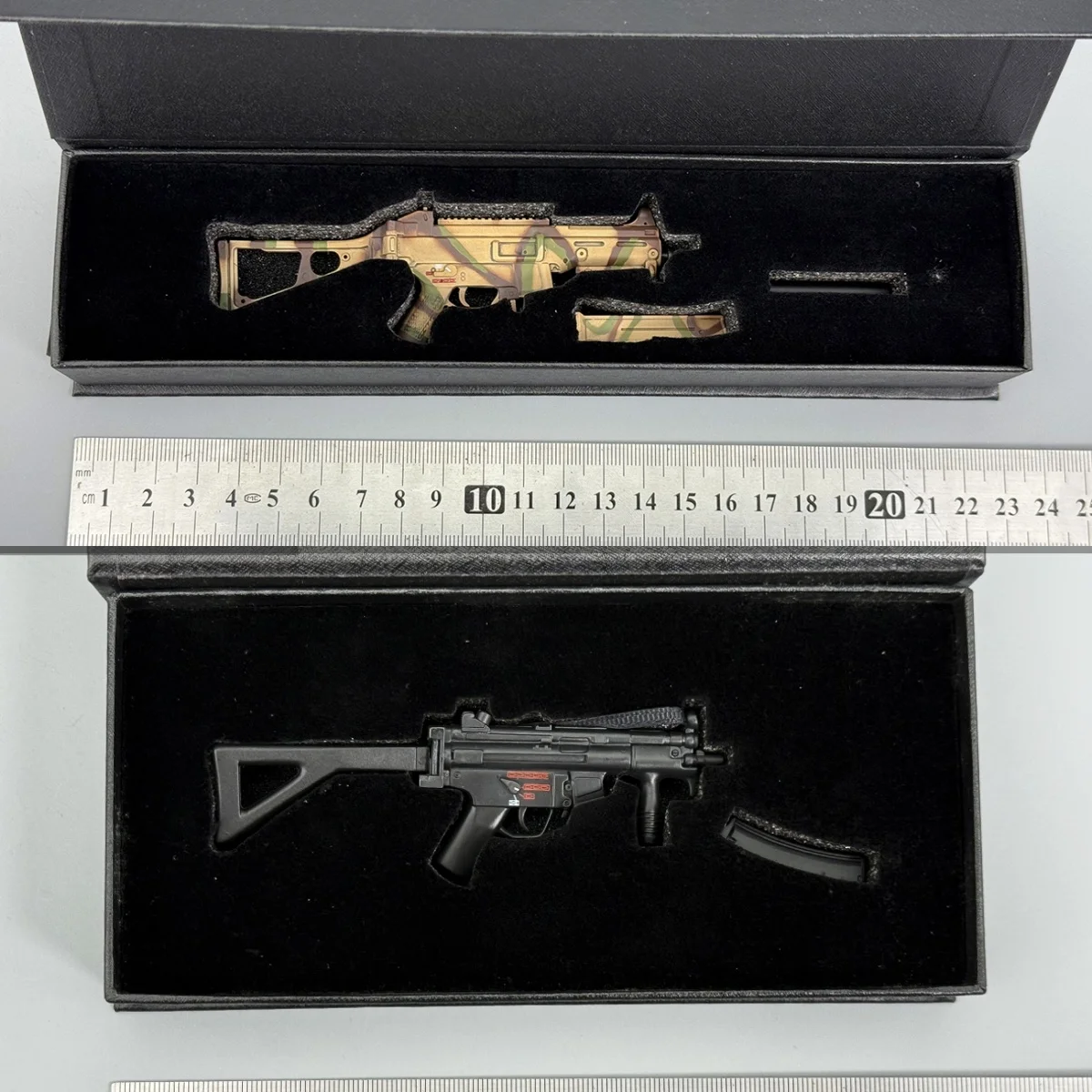 

High Quality 77045 UMP45 12cm 77041 MP5K PDW 10cm Just Toys 1/6 Scale Soldier Plastic Model Black Action Figure Model Gifts