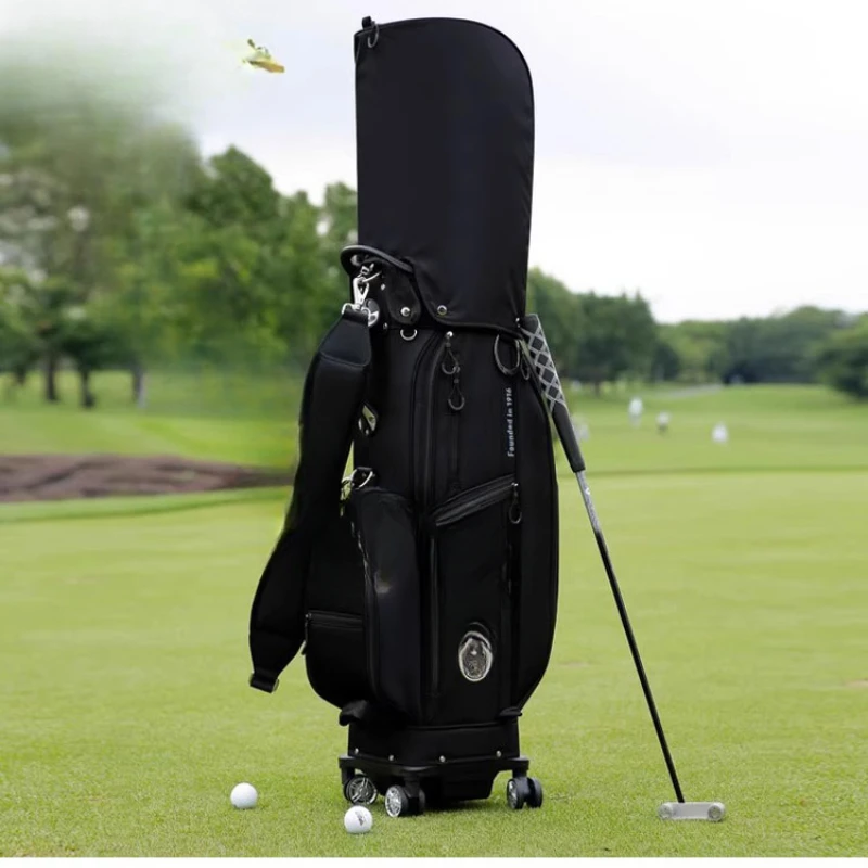 Golf Bag Universal Four Wheel Multi functional Telescopic Bag Air Transport Reversible Clubs 401017