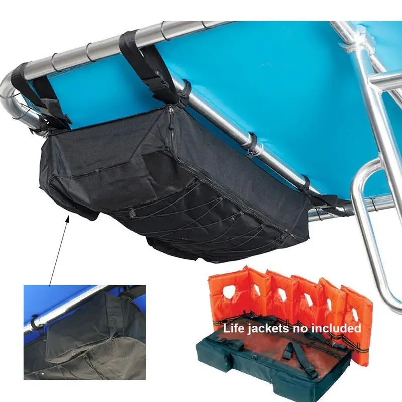 T-Top Storage Bag Safety Upgrade Widely Used Yacht Roof Hanging Bag Clothing Storage Bag With Large Capacity Extreme Durability