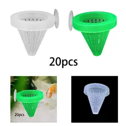 Dispensador automático de comida para pecera de peces con ventosas