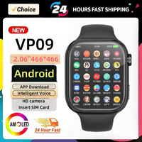 5G full network VP09 smartwatch, 2.06-inch large screen, high-definition camera APP、 Bluetooth calling, health, voice assistant