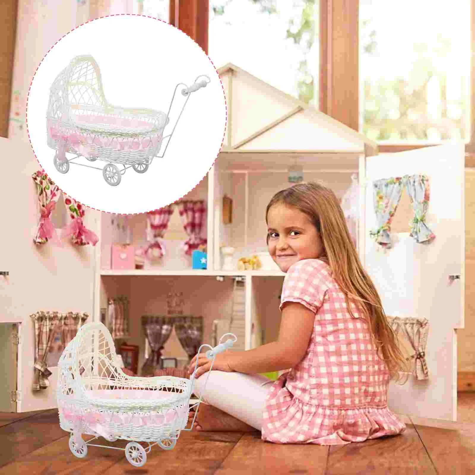 

Party Supplies Woven Basket Baby Girl Toys for Babies Rattan Flower Baskets Wedding Candy