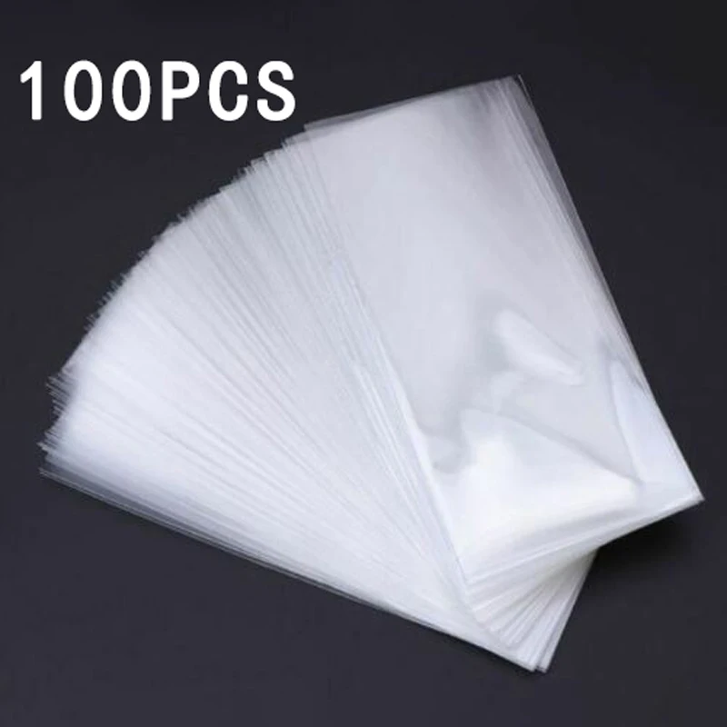 100Pcs Clear Case Paper Currency Plastic Storage Pocket Protector Sleeves With Box For Storing Displaying Collection