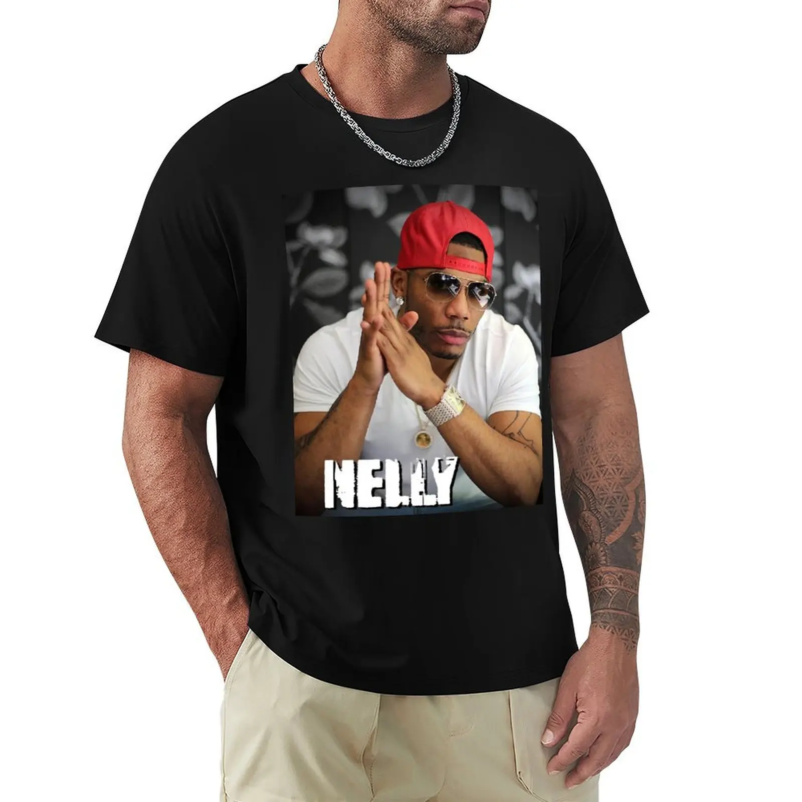 Fournel American Music Singer Nelly T-Shirt plain oversizeds mens t shirts