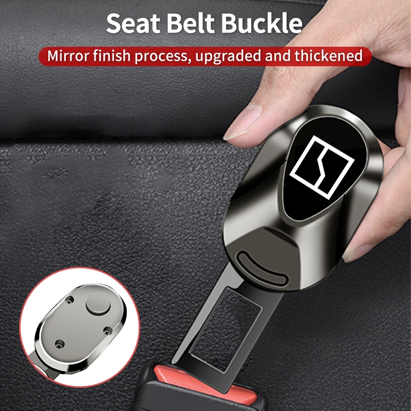 Car Seat Belt Extender Metal Safety Belt Buckle Clip Accessories For Zeekr X 001 009 2022 2023 2024 EV 2021-2023 Krypton