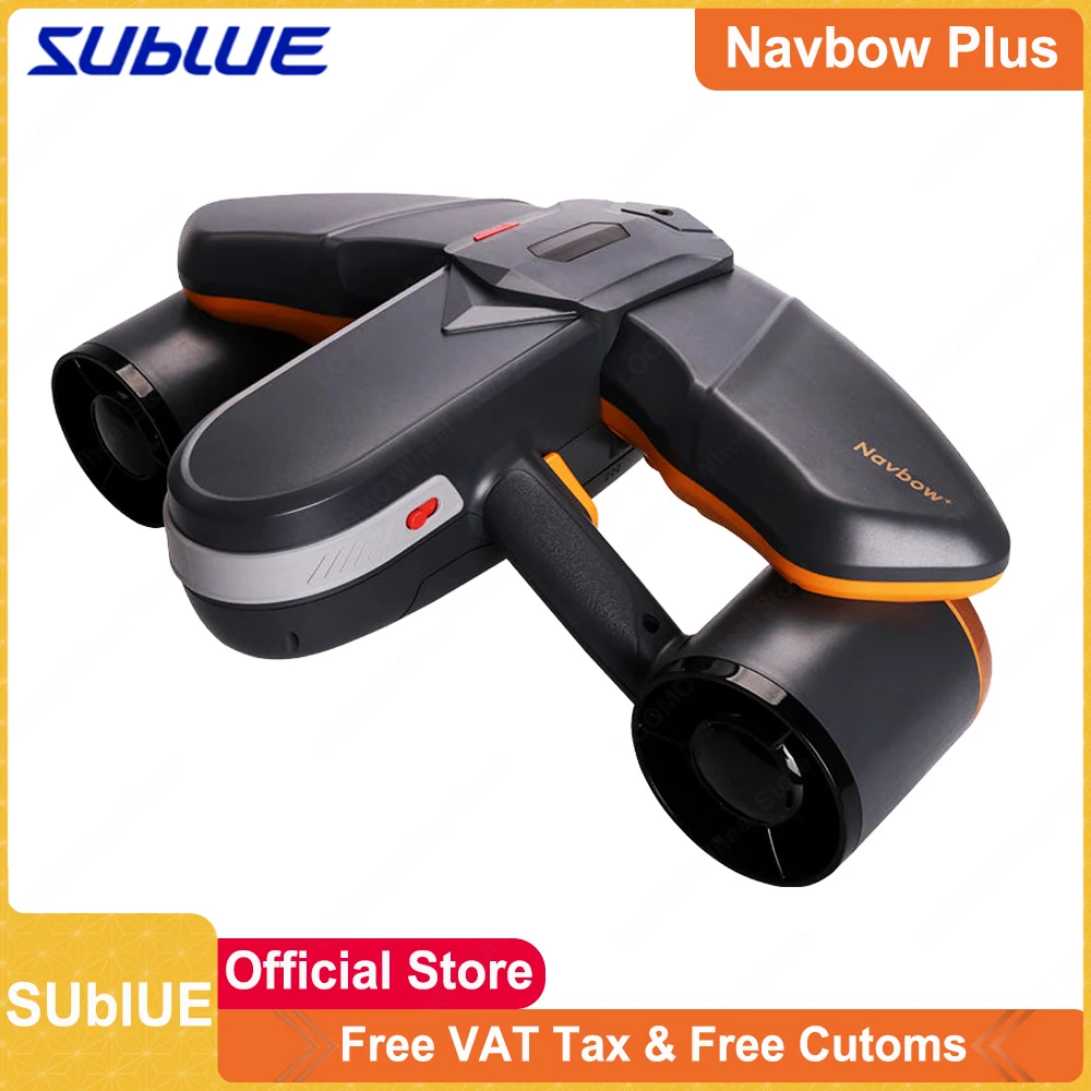 Sublue Navbow+ Hand-held Smart Electric Underwater Scooter Equipped with 3Speed Switches Digital Compass Intelligent APP Control