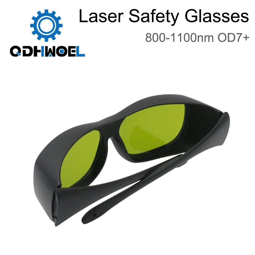 Laser Safety Glasses 800-1100nm OD7+ Protective Eyewear for Fiber Laser Nd:YAG 1064nm 980nm 808nm Welding Engraving