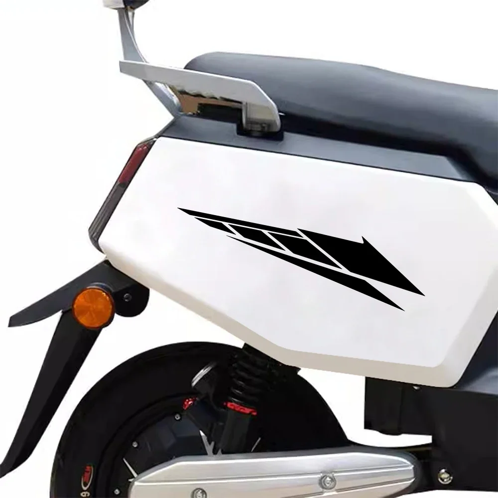 Fashion Motorcycle Tail Box Decals Vinyl Sticker Waterproof Decoration For Yamaha Vespa Suzuki Honda Ktm Bmw Styling Accessories