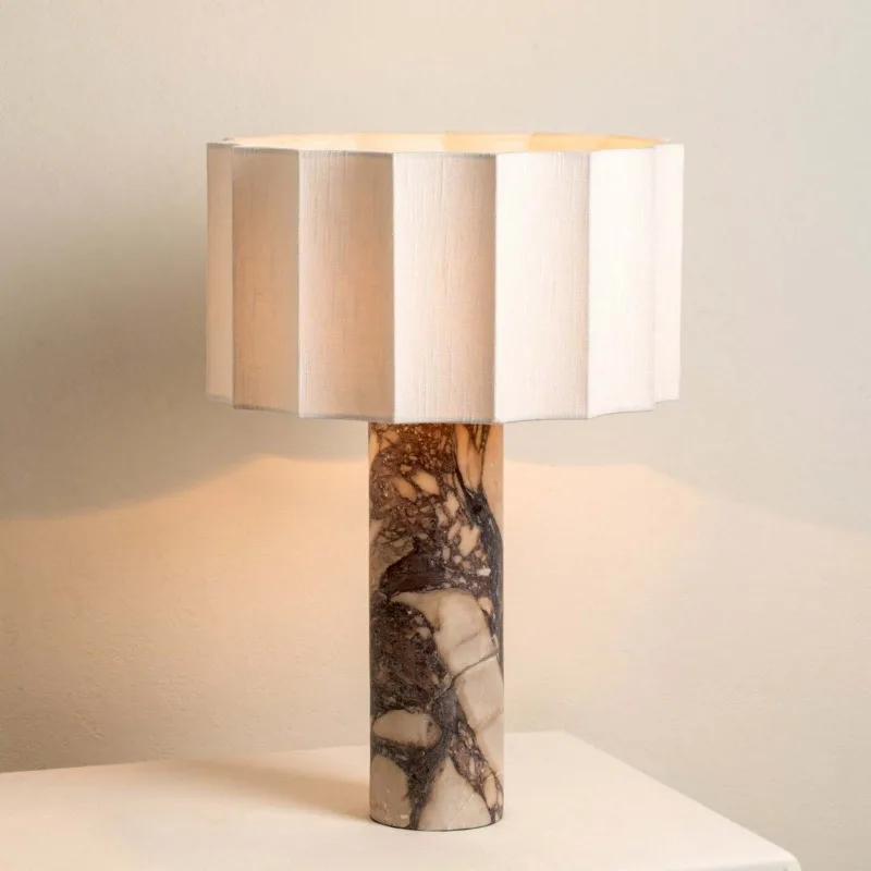 Marble table lamp simple designer creative living room bedside bedside ambient light