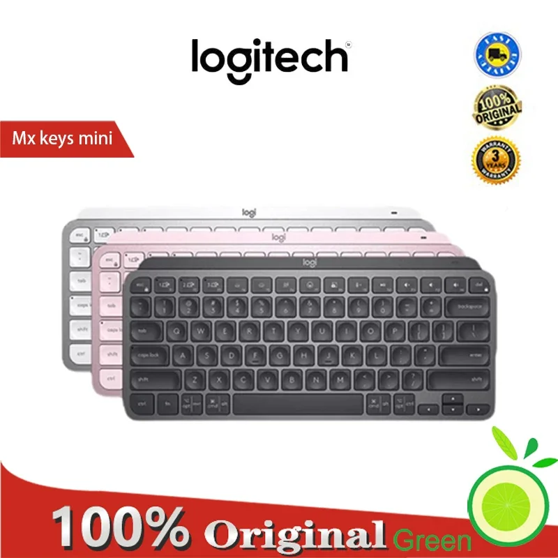 

Logitech MX Keys Mini Keyboard , Minimalist, with Bluetooth, USB C, Rechargeable, Lightweight Wireless, 2.4GHz