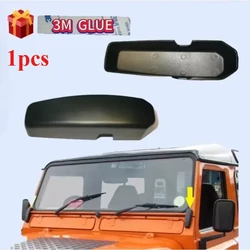 High quality Car Front Windscreen Bulkhead Support Bracket Covers Matte Black Cap For Land Rover Defender SVX  Auto Accessories