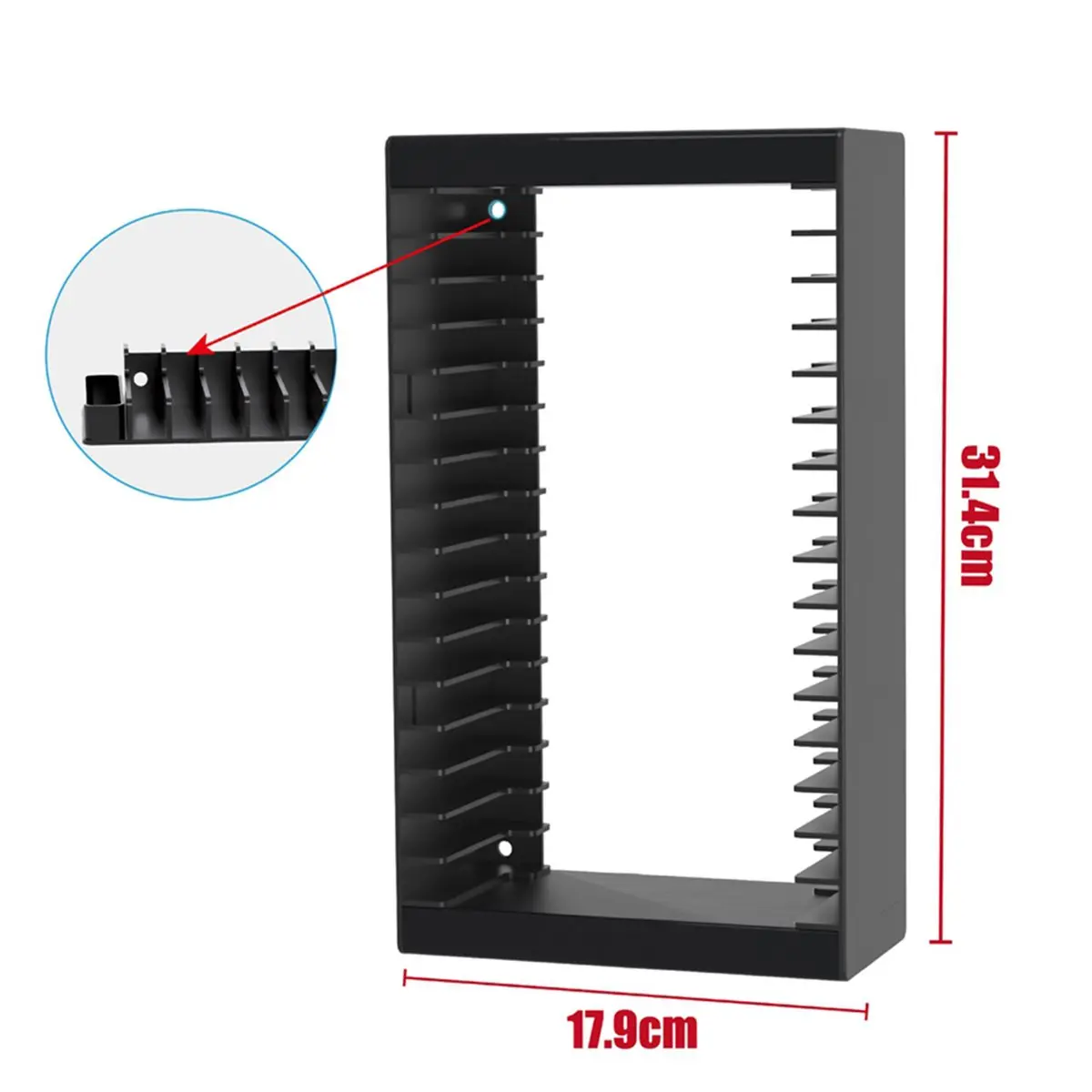 Game Storage Tower Holder, Universal Wall Mount Game Organizers Storage for NS