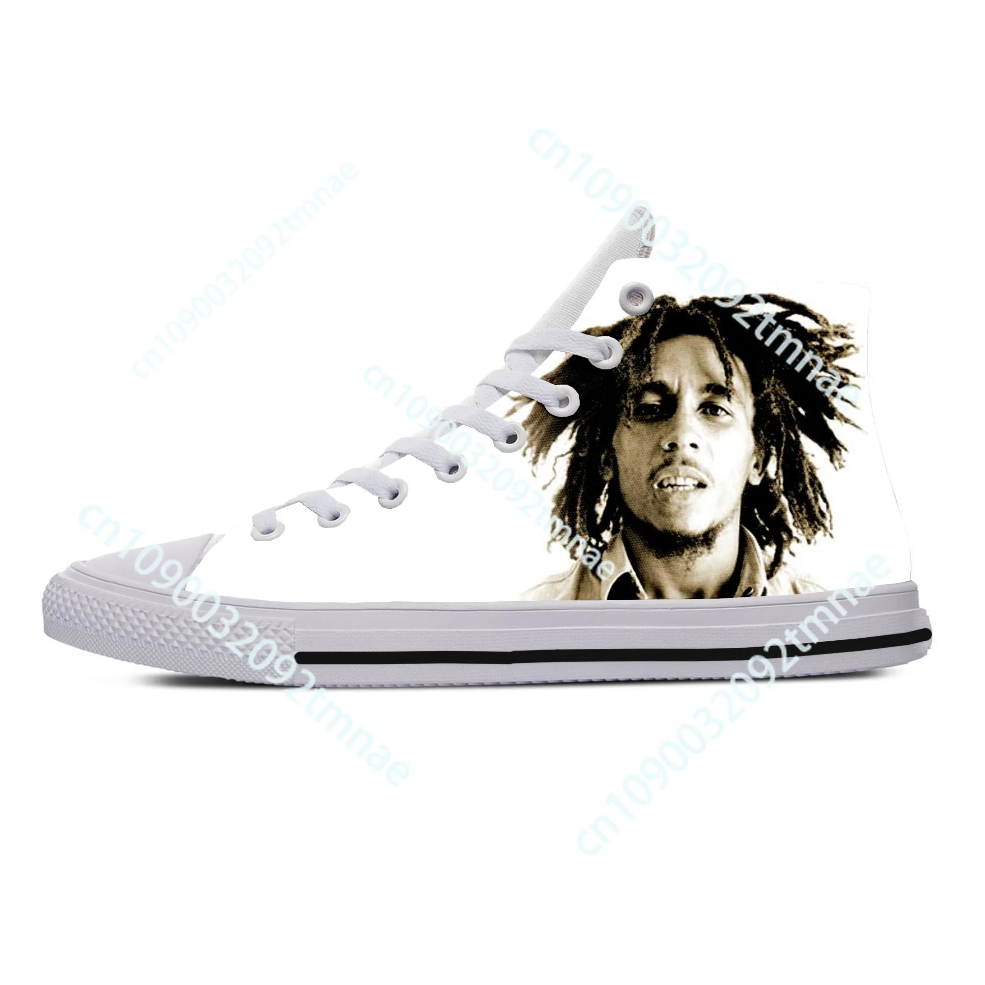 Hot Cool Bob Marley Fashion High Sneakers Summer Men Women High Quality Handiness Custom Shoes Classic High Help Board Shoes