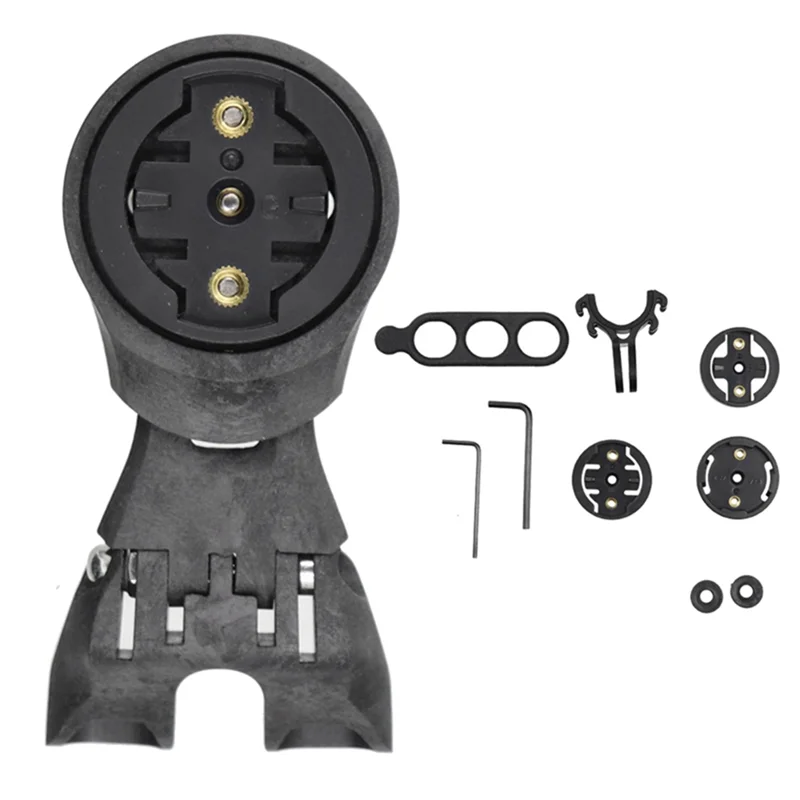 Bike Handlebar Stem Computer Mount Support for Garmin Bryton Wahoo Giant with Light Camera Bicycle Mounts Holder F