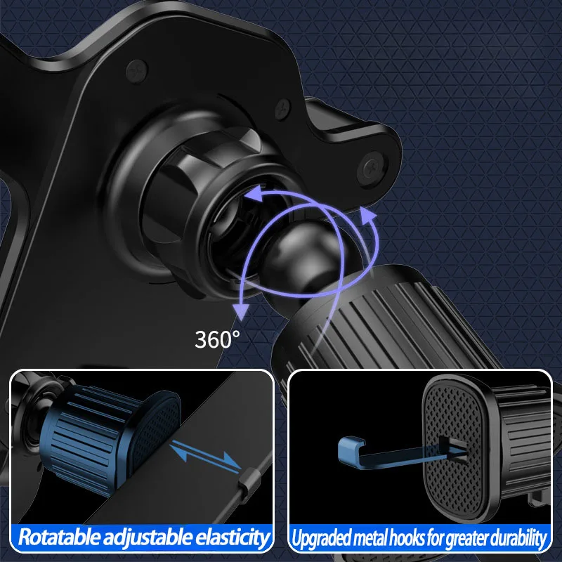 Автомобильный держатель для телефона, универсальная гравитационная подставка для мобильного телефона с GPS, креплением на вентиляционное отверстие, подходит для IPhone 14, 13, 12, 11 Pro Max, Xr, Xiaomi, Samsung