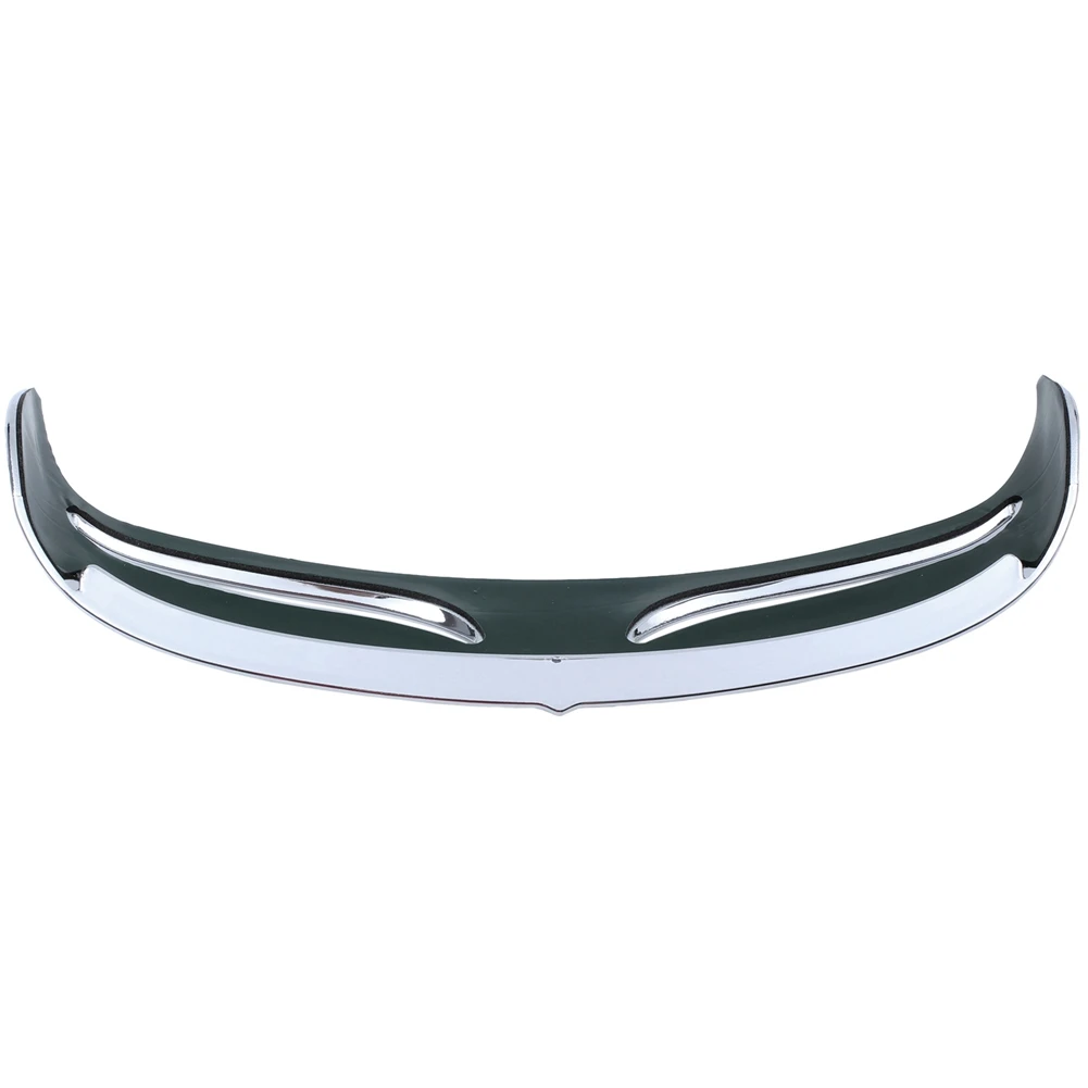 Stablize 2X Motorcycle Chrome Rear Mud Flap Trailing Edge Cover Mudguard Flare Trim Tip For 2007-2016 Flstf Softail Fatboy