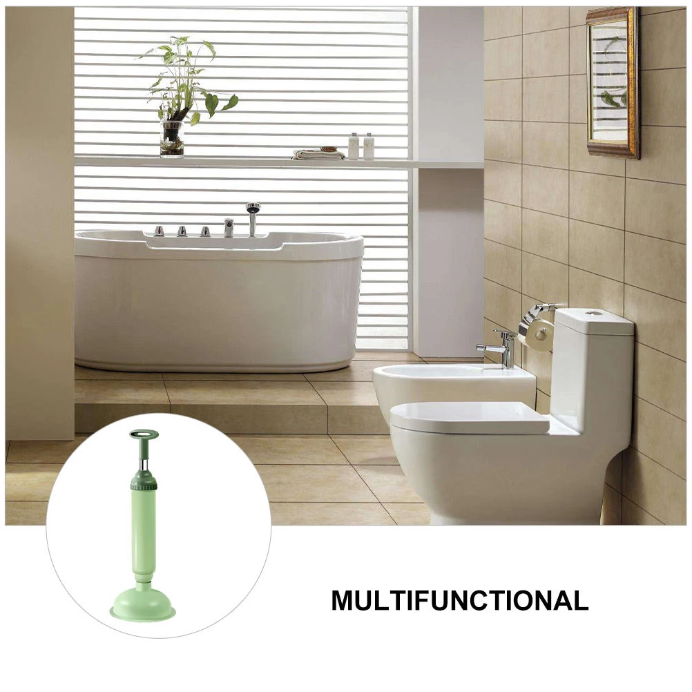 

2Pcs PVC Plunger Toilet Vacuum Cleaner Bathroom Kitchen Sewer Pipe Suction Stick For Kitchen Sewer Tool