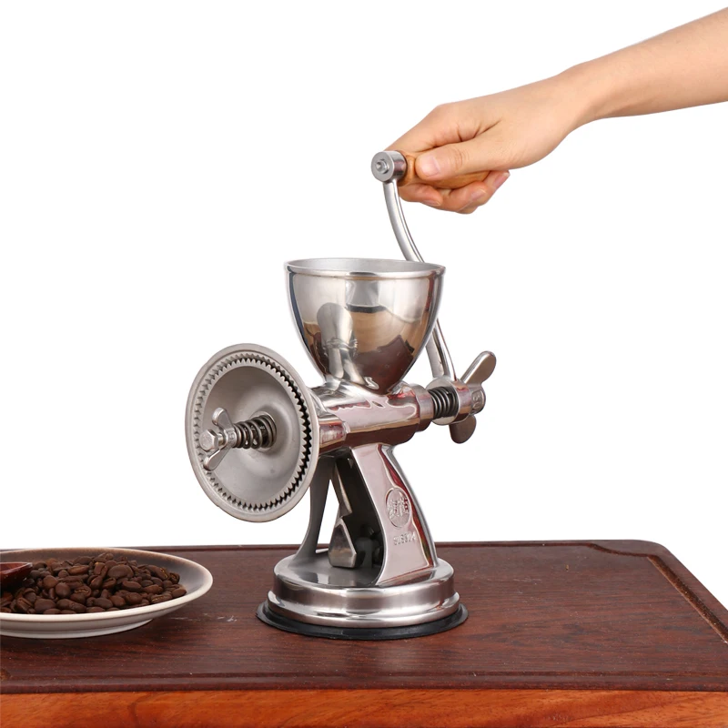 

Hand crank bean grinder coffee bean manual grinder 304 grinder stainless steel grinding core grinder hand grinder coffee