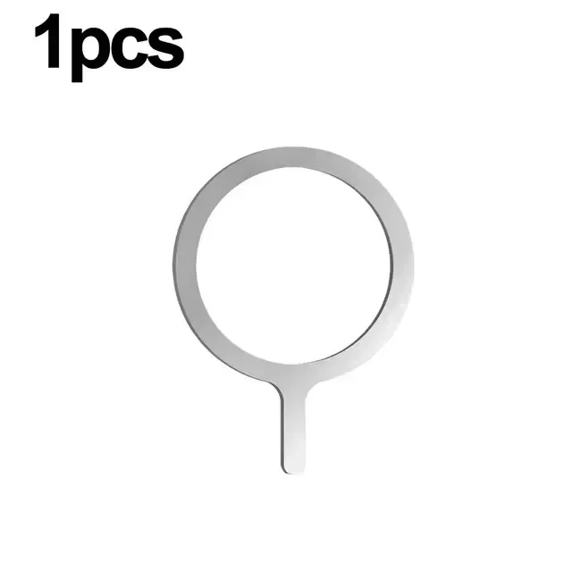 Universele magneetsticker magnetische adapterring geschikt voor Magsafe IPhone draadloos opladen mobiele telefoon ronde metalen plaatring - afbeelding 1