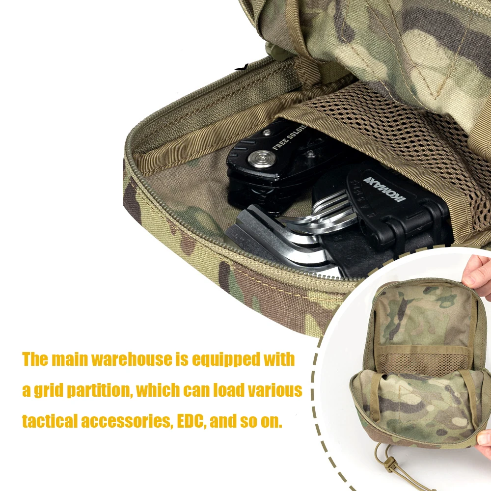 Tactical Vest Side Pouch Molle Dump Drop Recycling Hunting Waistpack Accessories Outdoor Training Storage Ammunition Pouch