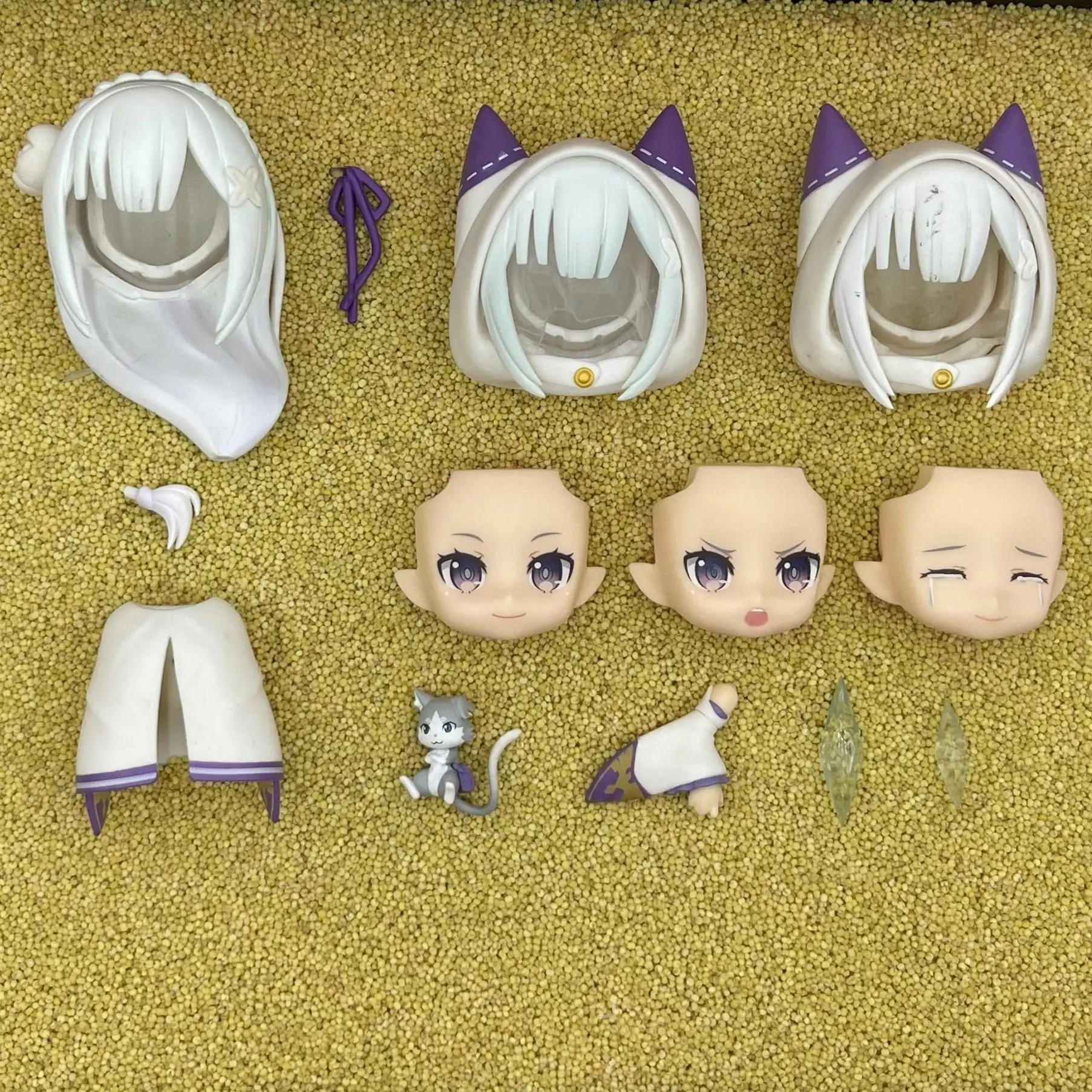 

aimiliya GSC Clay Man Face doll face hair doll accessories