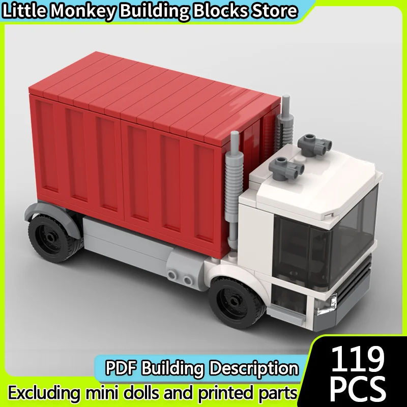 

Модель скоростного гоночного автомобиля MOC, строительные кирпичи, грузовой транспортный грузовик, модульная технология, детские праздничные подарки, сборные игрушки, костюм