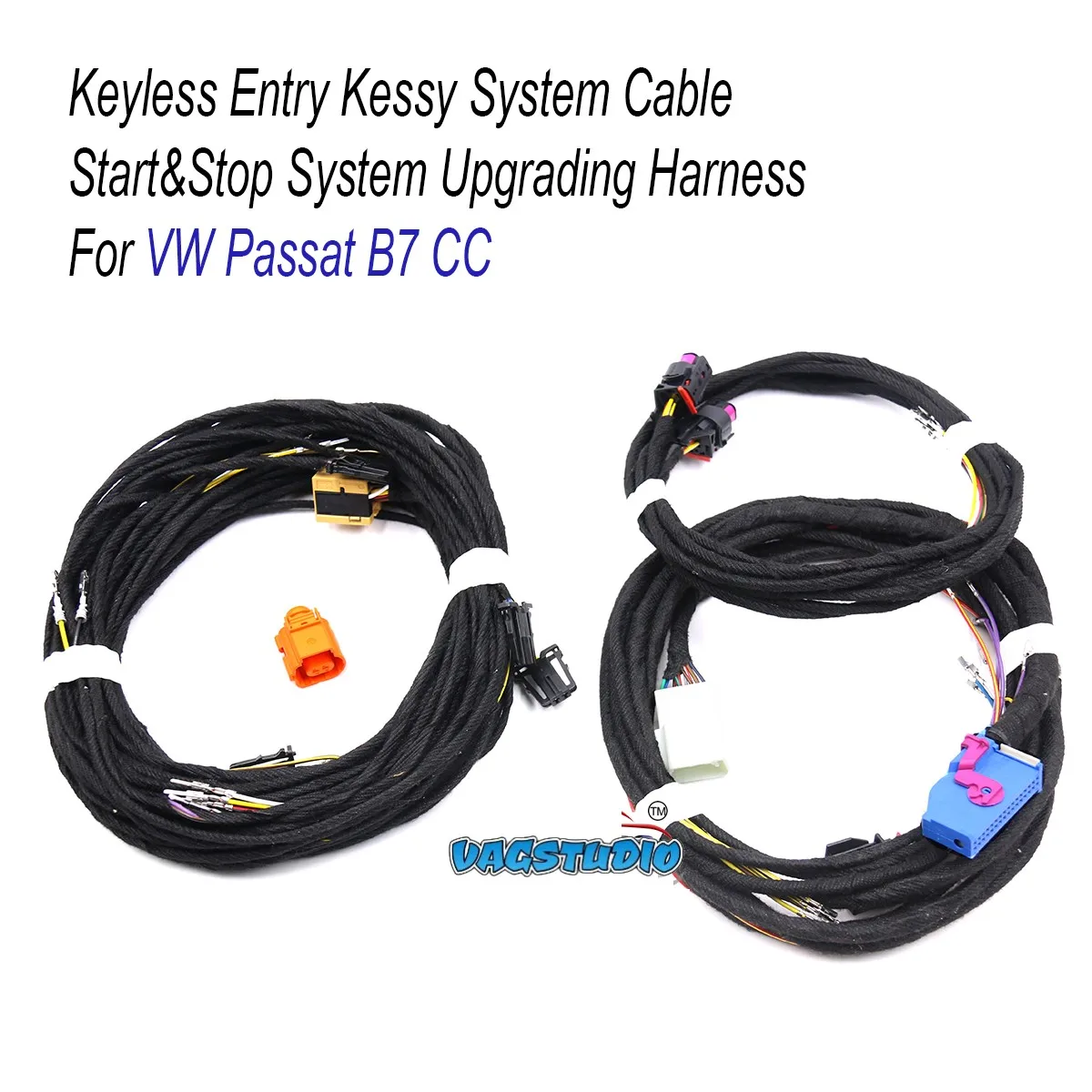 

For VW Passat B7 CC Keyless Entry Kessy System Cable Start Stop System Harness Wire Cable