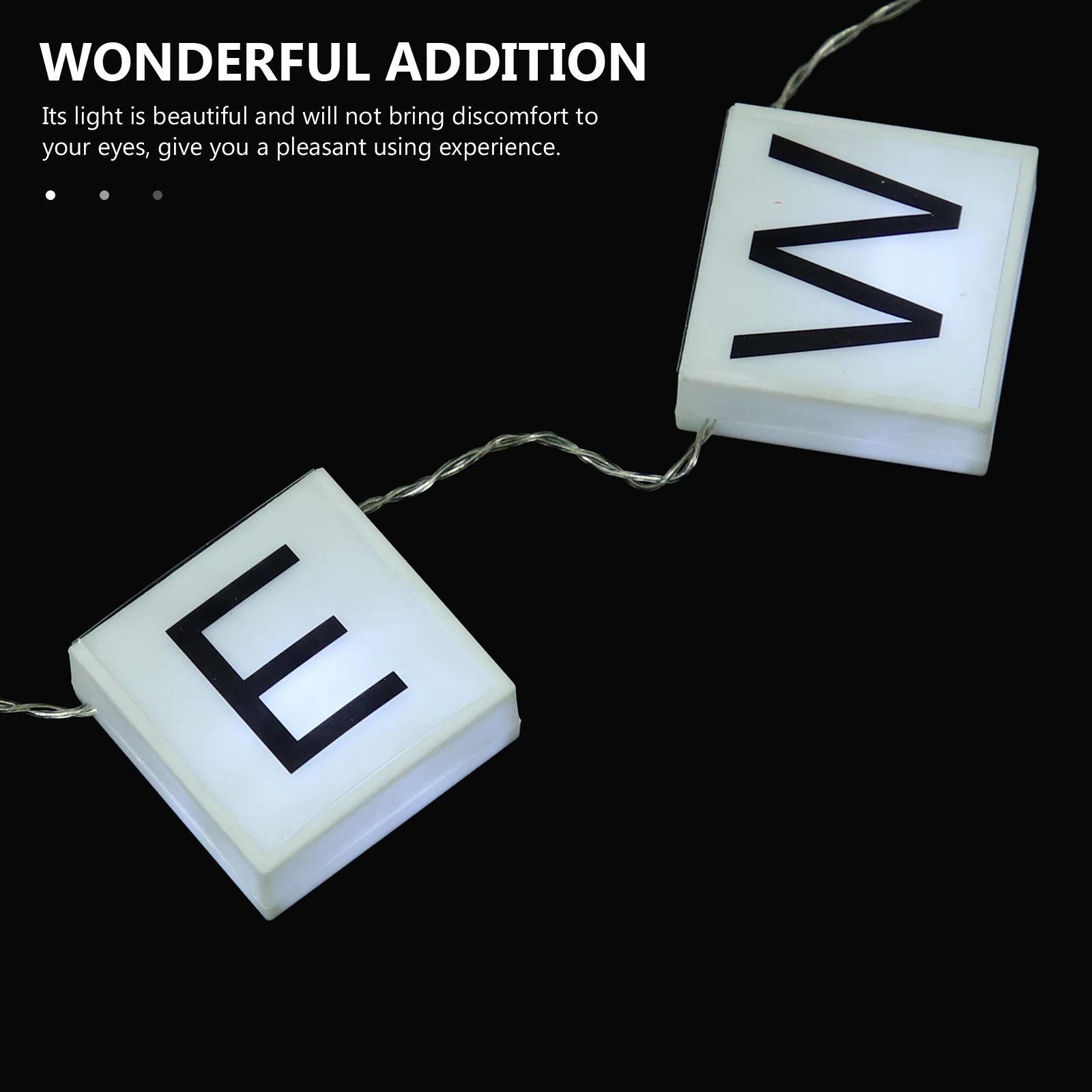 

1 set Letter Banner Box String 26 Decorations For Bedroom LED Alphabet Letters Bedroom Decor Party Signs Glow Home Lighting