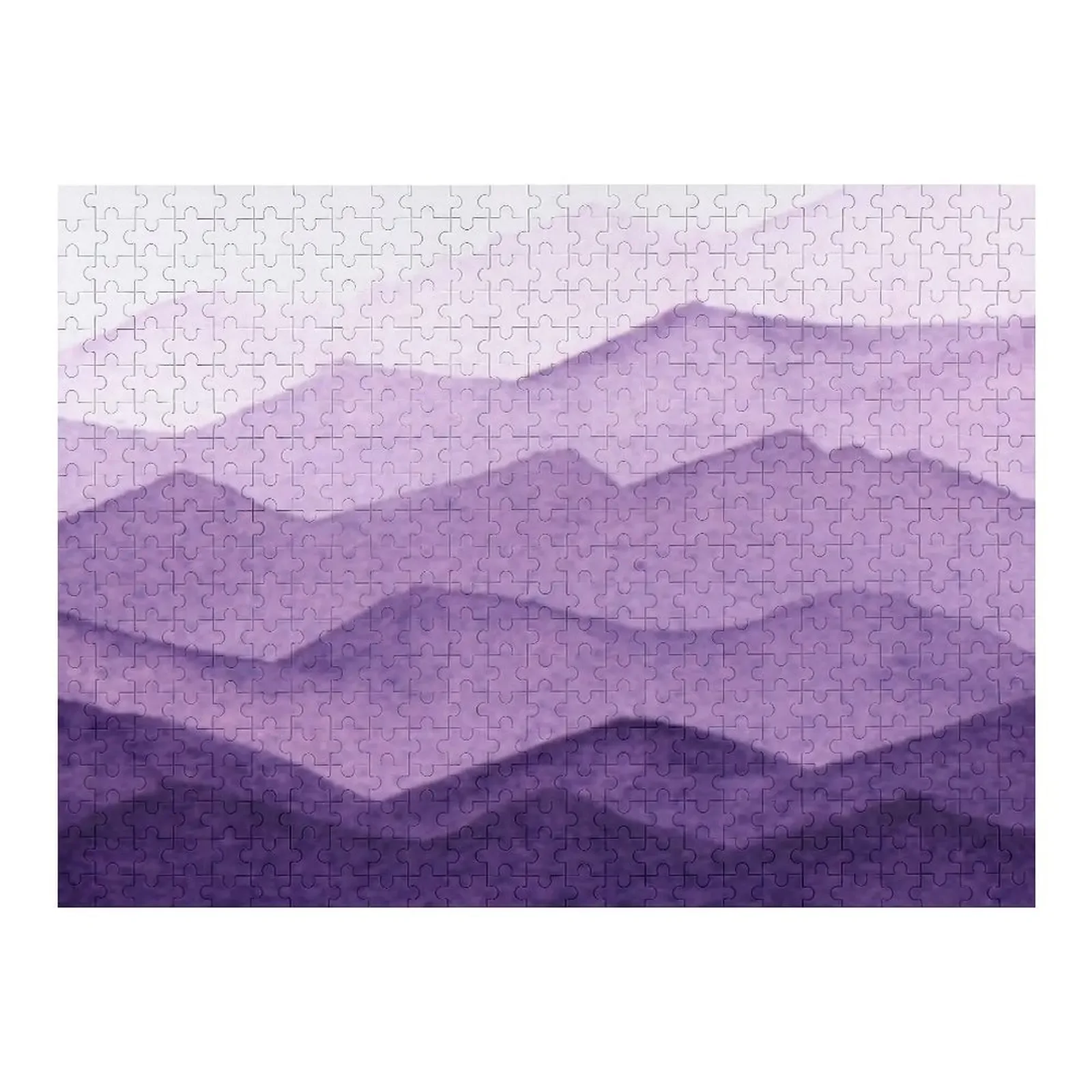 

Imperial Purple Ridges Jigsaw Puzzle Baby Toy Customizable Gift Puzzle