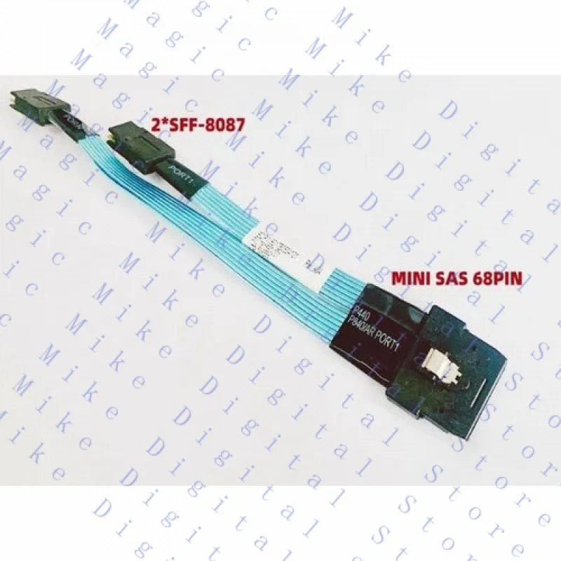 

H For HP 1 point 2 SAS cable 68PIN to2 MiniSAS 1 point 2S FF8087 cable P440 P840