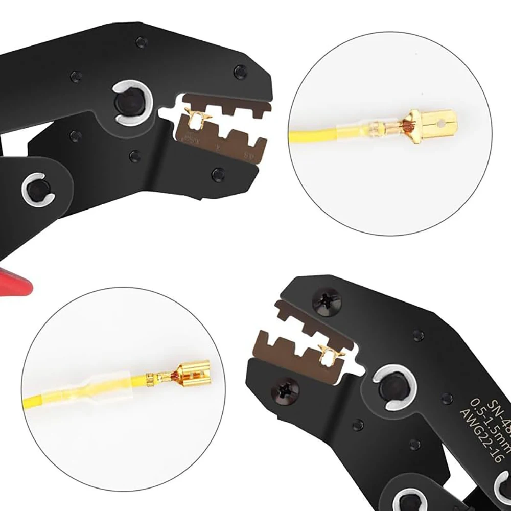 352-teiliges Wasserdichtes Steckverbinder-Set für Autoelektrik 1/2/3/4-Pin Stecker und Buchsen mit Crimpwerkzeug-Set – Detail 9
