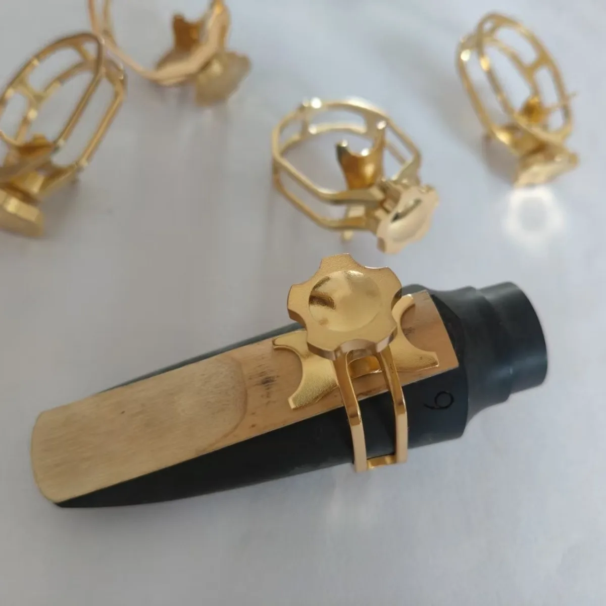 Saxophone copper card mid-range rubberwood flute head clip high-frequency copper card accessories