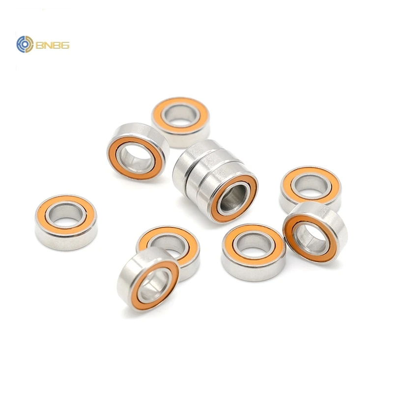 10Pcs 6x12x4 Stainless steel hybrid ceramic ball bearing 6x12x4mm SMR126 RS CB ABEC7 By RainDew Without Grease Fast Turning