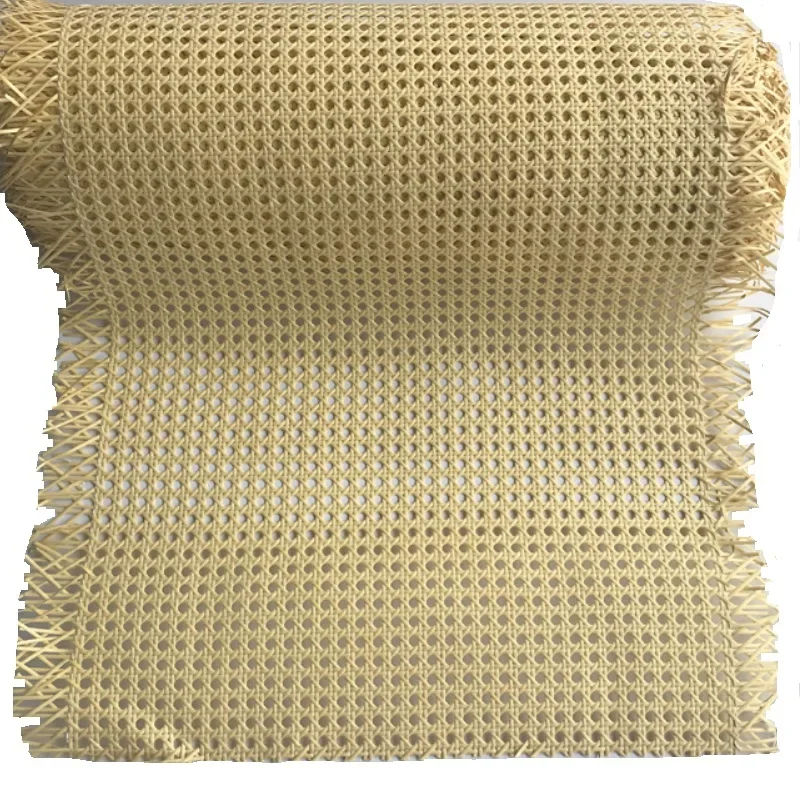 Lembaran anyaman rotan plastik PE kopi, lebar 40x100cm, untuk kursi, furnitur meja, DIY, bahan perbaikan, Set panas