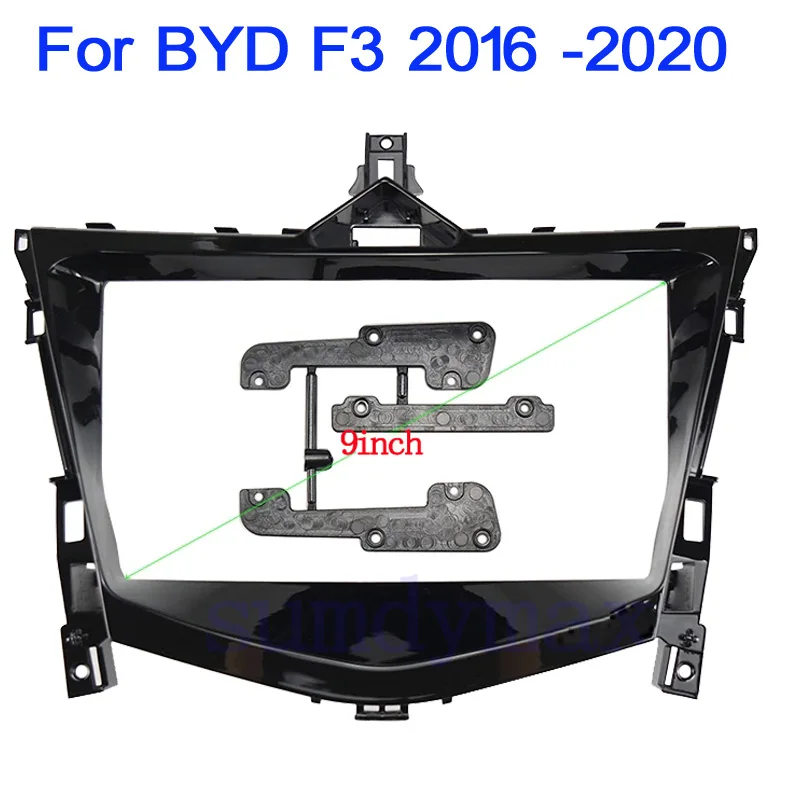 

9inch big screen 2 Din android Car Radio Fascia Frame For BYD F3 2016-2020 car panel Trim Dashboard Panel Kit