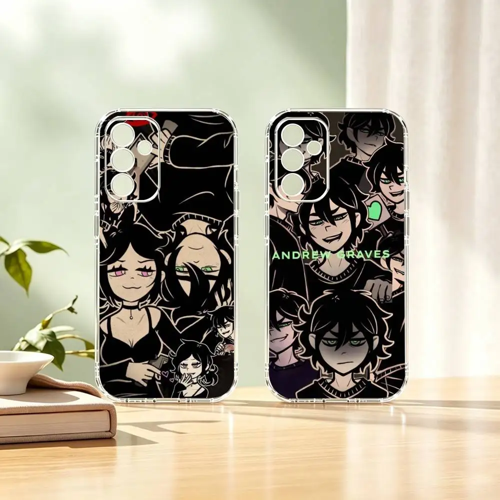 

Game The Coffin of Andy LeyLey Phone Case Transparent Silicone Soft For SamsungA10,12,20,21S,30,31,40,50,51,52,70,71