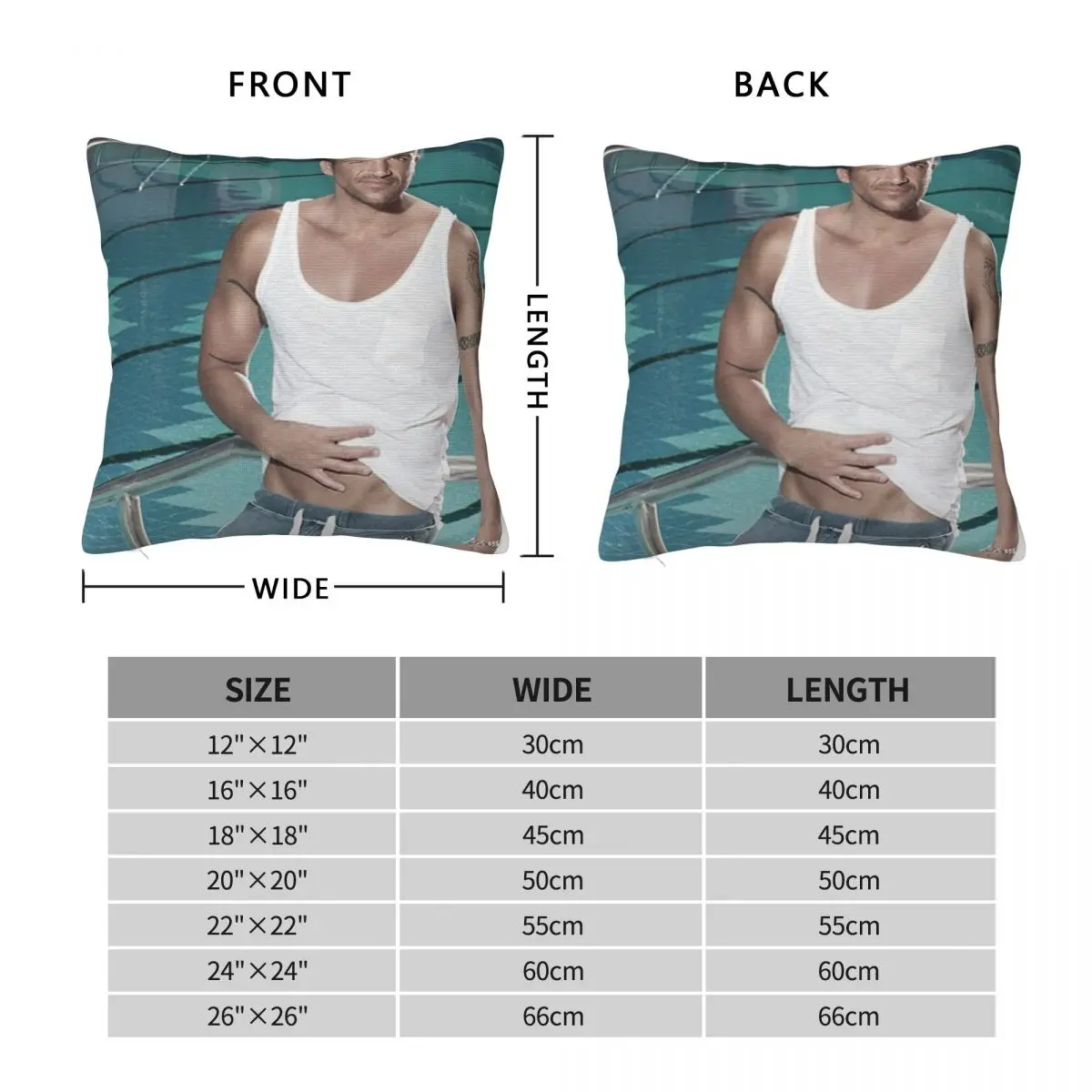 Peter Andre Square Pillowcase Polyester Linen Velvet Creative Zip Decor Pillow Case Home Cushion Case