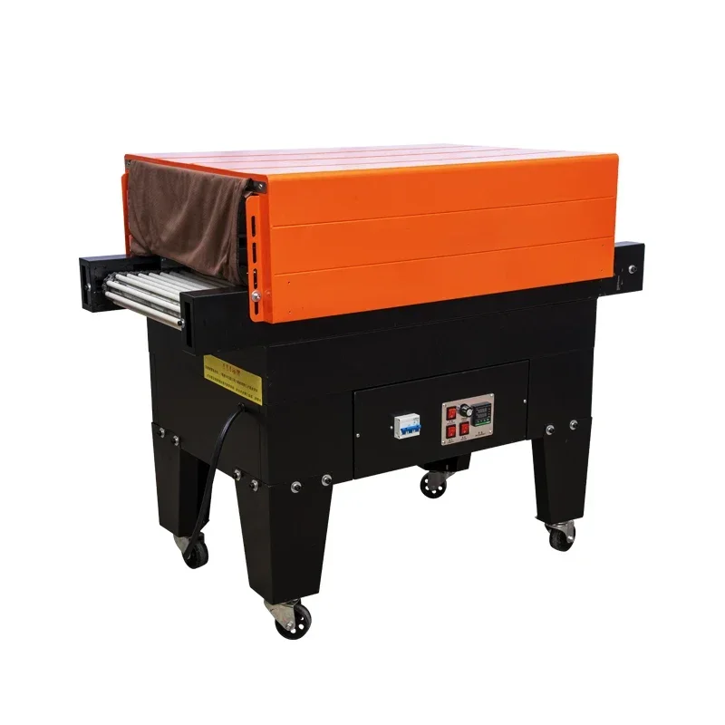 Electric Jet Heat Shrink Film Packaging Machine Chain Heat Shrink Machine Tableware Outer Packaging Heat Plastic Sealing Fil