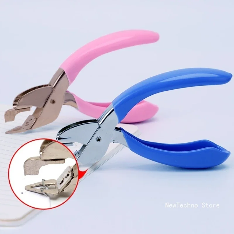 Mini Professional Handheld Lasting Pull Out Extractor Hefter Bindung Werkzeug Heavy Duty Langlebig Komfortable Metall Heftklammer Entferner