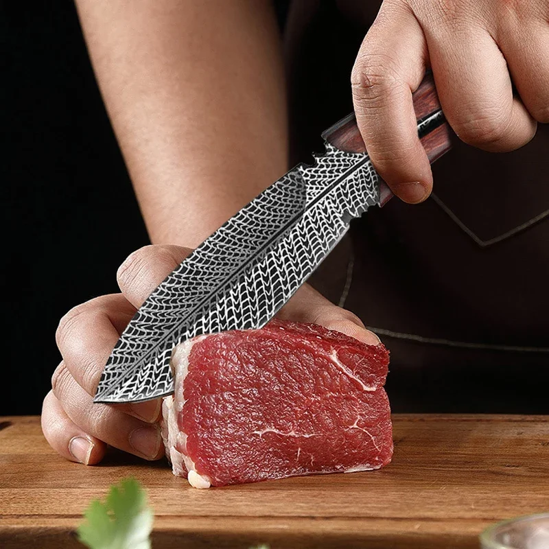WXCOO Household Accessories Stainless Steel Kitchen Knife Fruit Meat Bone Slicer Cooking Kitchenware - view 5