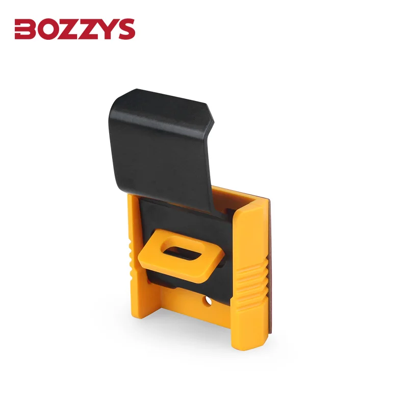 BOZZYS Lock Button Switch Curved Type for Electrical insulation No Need to Punch Holes D81-2