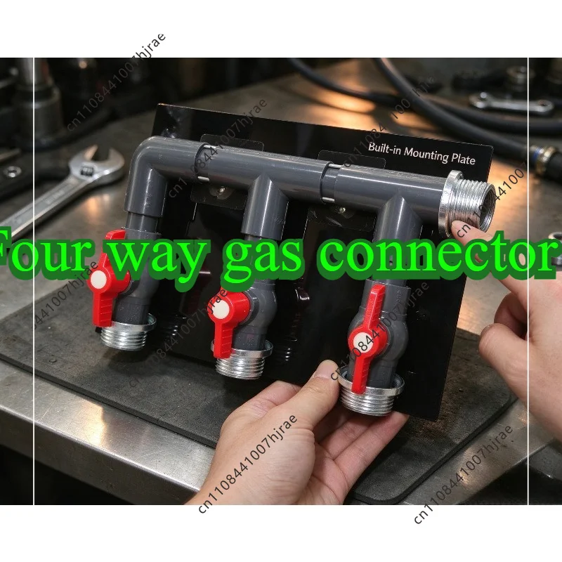 Latex mask accessories One pair of three switch four-way air connector New unit accessories