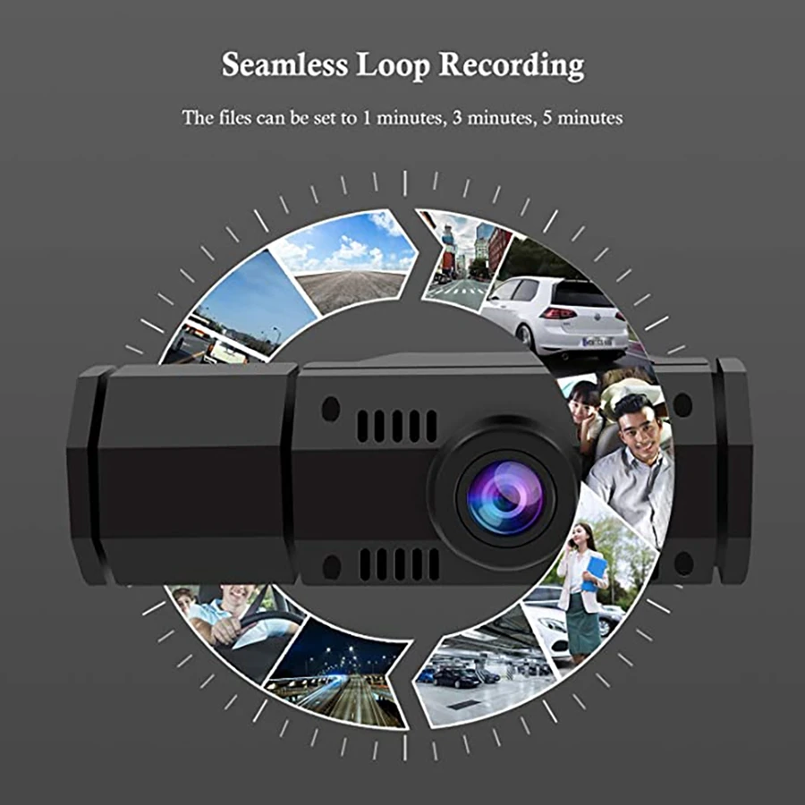 New FHD 1080P Driving Recorder, Suitable for Car/Taxi Loop Video, with G-Sensor and Parking Recording Mode