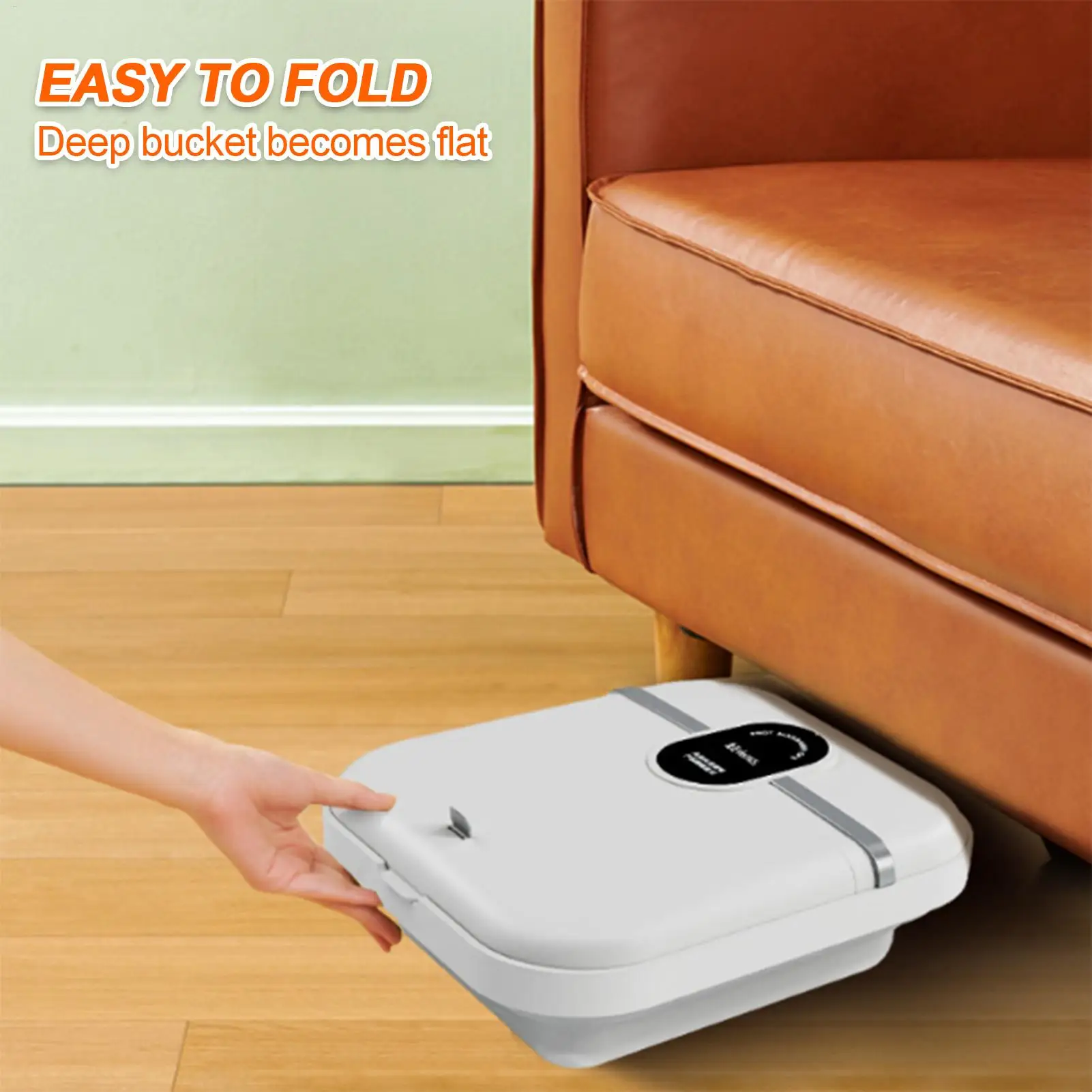 

Электрический роторный массажер для ног, складной массажер для ног с подогревом, электрическое массажное устройство для ванны для ног для подростков, папы